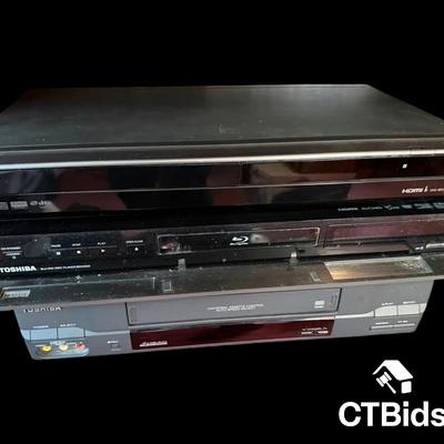 CV310 - Toshiba VHS Player, Toshiba Blu-ray Disc Player, Sony DVD Recorder