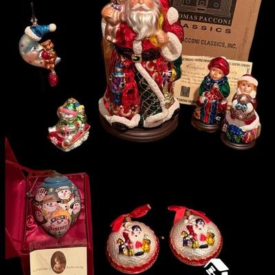 CV117 - Christmas Decor - Waterford, Christopher Radko, Thomas Pacconi, Ne'Qwa Art, Fitz & Floyd