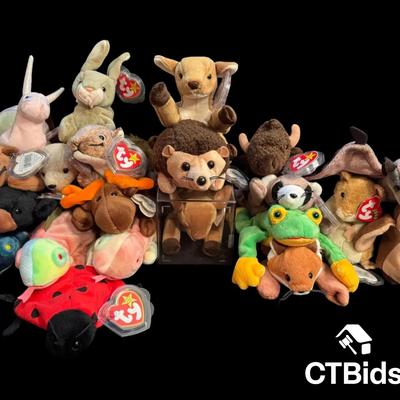CV514 - Vintage TY Beanie Babies, Woodland Group #2