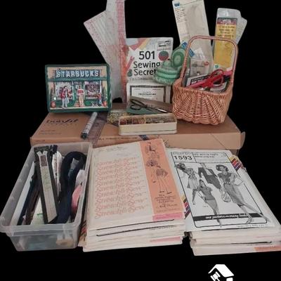CV215 - Bonfit Custom  Pant Pattern Tool, Assorted Specialty  Needles tailoring Lot