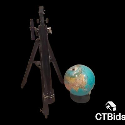 CV407 - Tasco Telescope and Globe Lamp