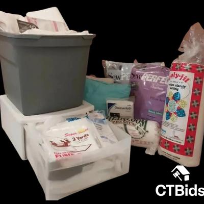 CV213 - Mystery Lot Interfacing, Batting, and Pillow Forms