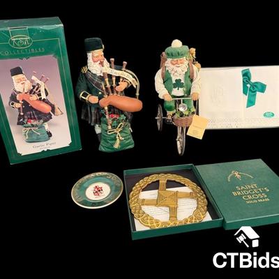 CV320 - Irish Figurines & St. Bridget’s Cross & Fabriche Collectibles