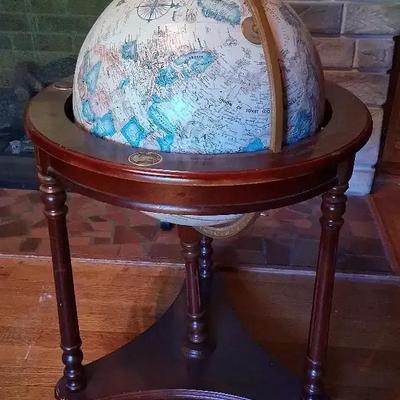 Replogle 16" World Classic Series Globe with Wooden Floor Stand