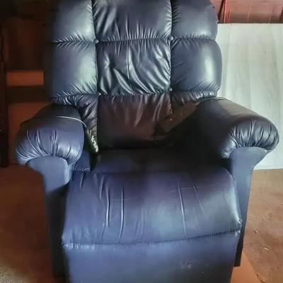 Dark Blue-Gray Reclining Chair