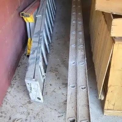Three Aluminum Ladders Including Werner – Various Sizes