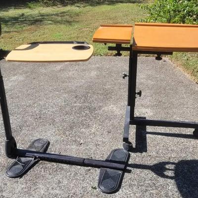 Adjustable Assist Tray and Mobile Desk Pair
