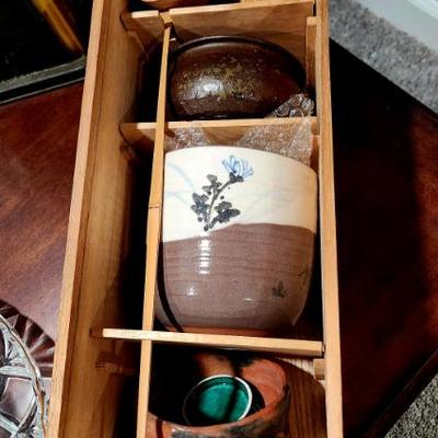 Ancient Japanese Tea Set