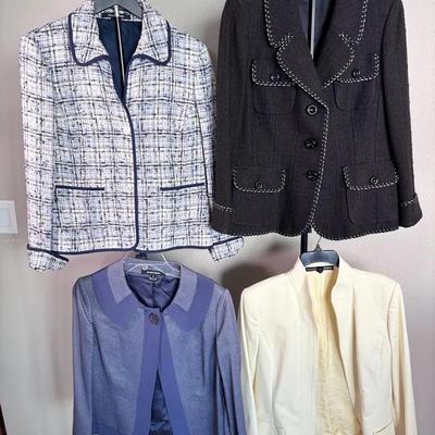 Ellen Tracy (4) Suit Jackets; Size 8