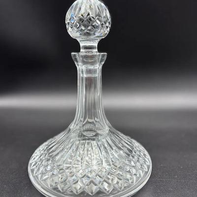 Vintage Waterford Crystal Lismore Ship's Decanter 10.5"