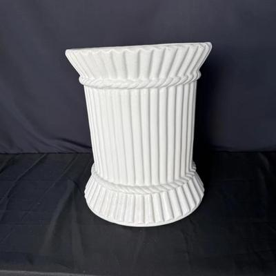Large Ceramic Roman Column Planter From Spain
