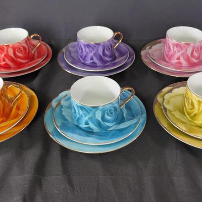 Collectors, Full Set - Classic Rose Tea & Coffee Set, In Box