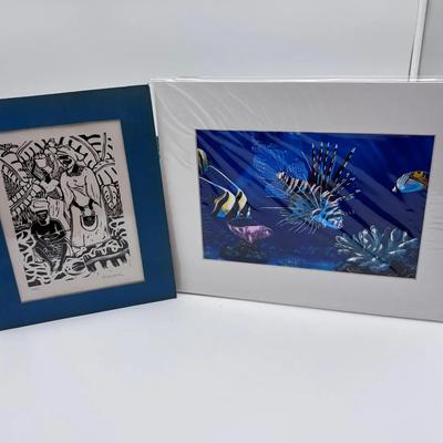 (2) Signed Art Prints