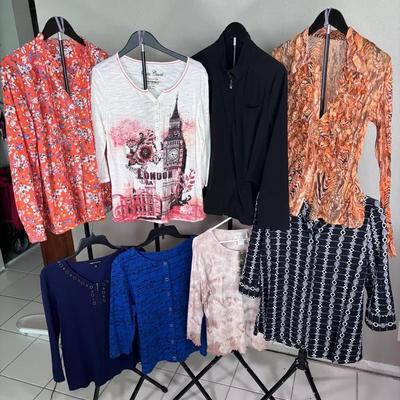 Blossom with Blouses +1;   Blouses and Jacket;  8 pieces