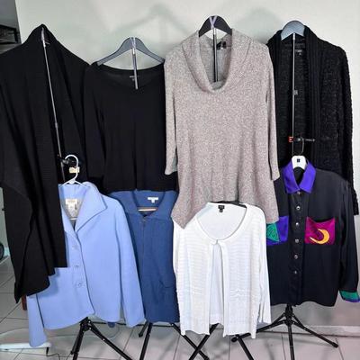 Fall is Here!   Sweaters, Jackets, (2) Blouses;  8 pieces