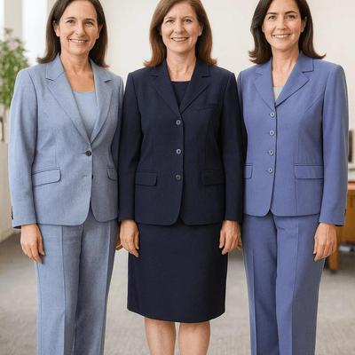 Dress Professional;   3 Pant suits;  6 pieces