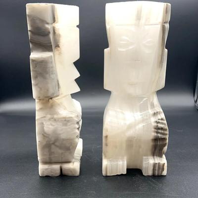 Hand Carved Bookends