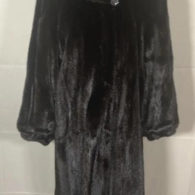 Adolfo Natural Ranch Mink Coat – 50” Long, Denmark Origin, w/ Receip