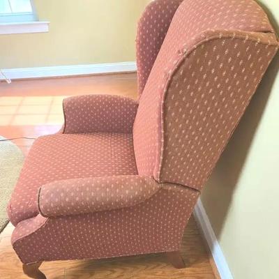 Wingback recliner chair,