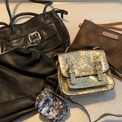 Selection Of Designer Purses - Fossil, Kate Spade, Isaac Mizrahi