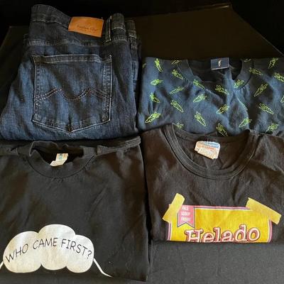 Men’s XL - Urban Star Jeans, Champion and Anwar Carrots