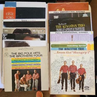 Records, The Kingston Trio, Tennessee Earnie Ford, Gordon Lightfoot 