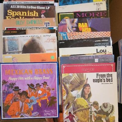 Records, Many Genres, From The Eagle's Bed, Mexican Brass, Lou Rawls, Don Cherry 