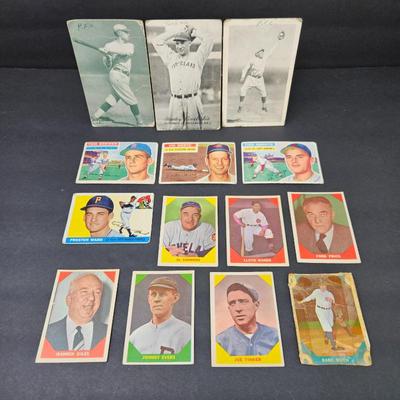 Lot #25 - Vintage Baseball Card Lot (14) – Babe Ruth, Exhibit Cards, Fleer All-Time Greats, Johnny Evers, Joe Tinker