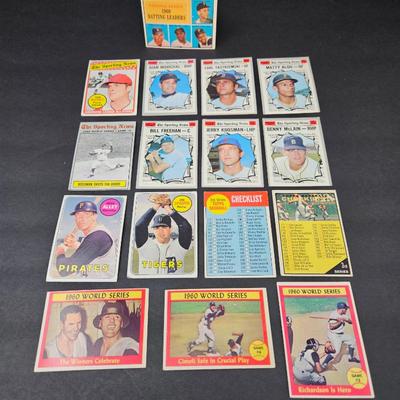 Lot #24 - Vintage Baseball Card Lot (15) – Juan Marichal, Carl Yastrzemski, 1960 World Series, Checklists