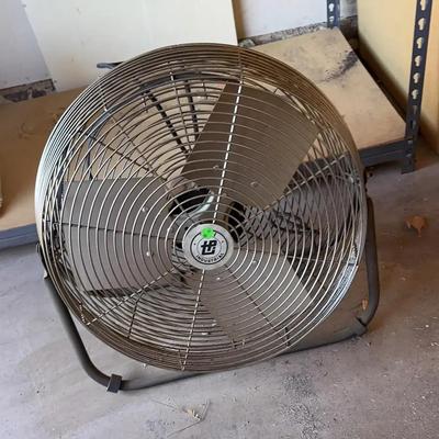 Large Industrial Metal Fan - Works!