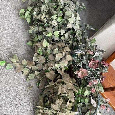 Artificial Plants #2. Greenery and Pink Floral