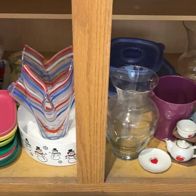 Ready For Grilling And Entertaining - Plastic Dishes And Grill Tools