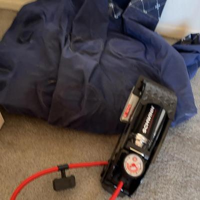 Twin Air Mattress + Schwinn Air Base Plus Pump