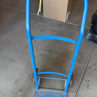Blue Robust Metal Hand Truck