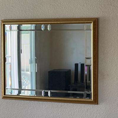 Set - Ornate Gold Framed Mirrors (3) 