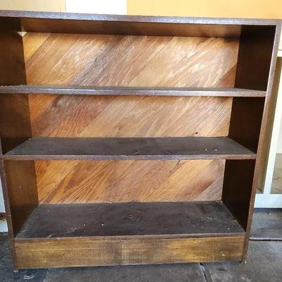 Wooden Bookcase, 3 Shelves, Storage