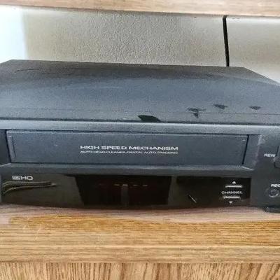 Samsung VHS player With Remote, And Disney & Non-Disney VHS Tapes