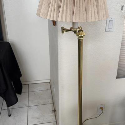 Standing Lamp With Gold Stand