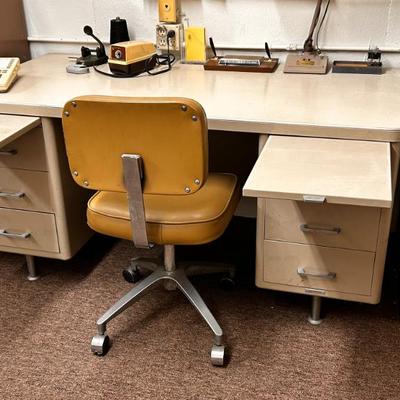 Sale Photo Thumbnail #16: Vintage Tanker Desks
