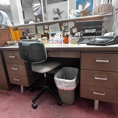 Sale Photo Thumbnail #20: Metal Tanker Desks