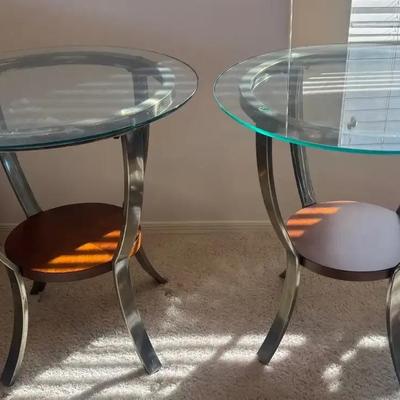 Glass Accent Table (2)