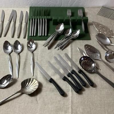 Collection Of Stainless Steel Utensils