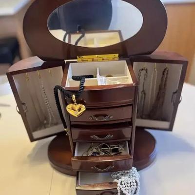 Jewelry Box W/ Mystery Jewelry 