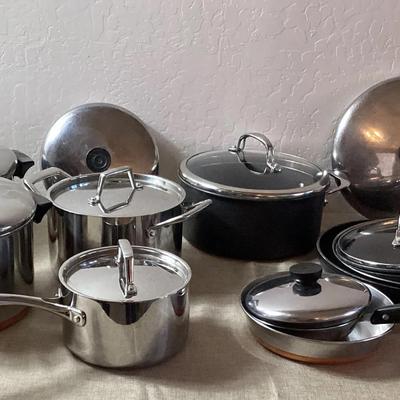 Variety Of Pots and Pans - AllClad , Revere and Others