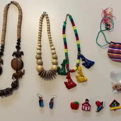Fun, Colorful, And Wooden Jewelry 