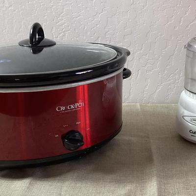 Crockpot And Cuisinart Mini Prep Plus