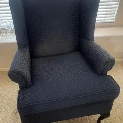 Vintage Royal Blue Chair 