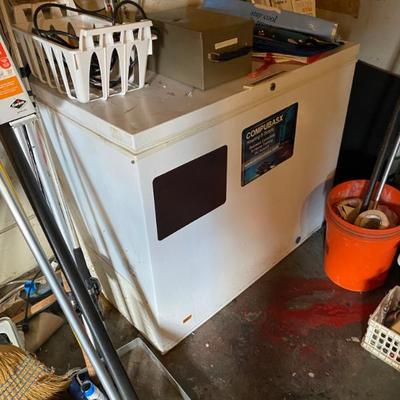 This chest freezer can hold almost 77 tubs of Cool Whip.