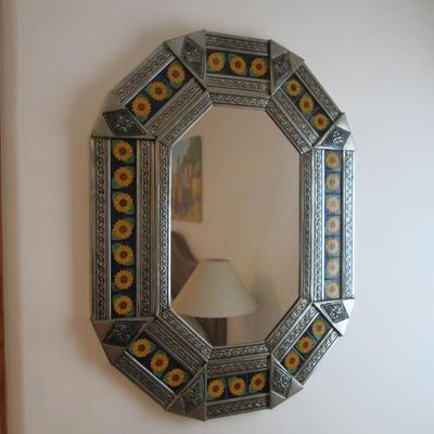 Sale Photo Thumbnail #8: Talavera Tile Mirror