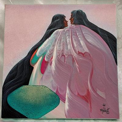 Original Acrylic Painting “Home” by Rabbit